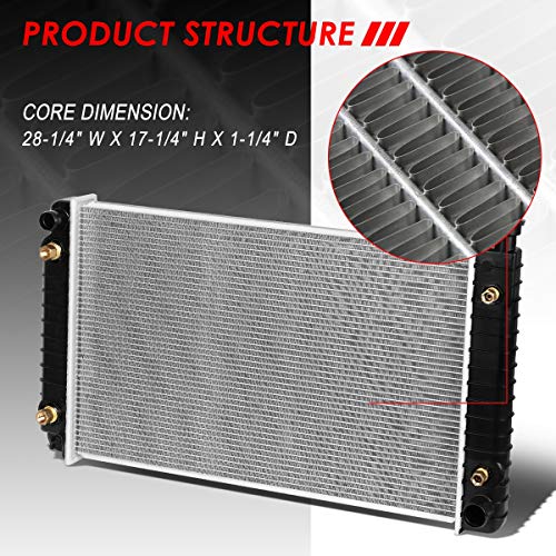 Auto Dynasty 1790 Radiator for 96-99 Chevy GMC C/K 1500 2500 4.3L 5.0L AT - color: 96-99 C/K 4.3L 5.0L AT