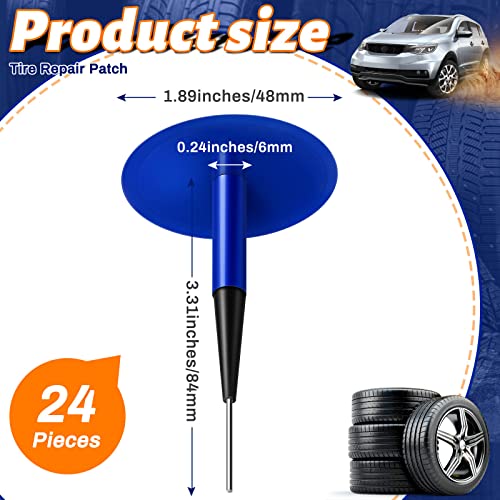 Frienda Tire Plugs, 3/8" X 2 3/8", 24 Pcs - size: 1/4" x 1 7/8"