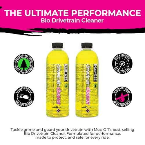 Muc-Off Drivetrain Cleaner & Degreaser Spray - size: 25.3 Fl Oz (Pack of 2)