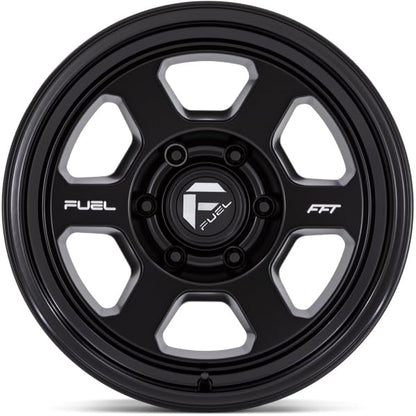 Fuel 1PC D860 18X8.5 6X5.5 M-BLK -10MM - FC860MX18856810N - color: MATTE BLACK, size: 18X8.5, 6X5.5, 4.36, -10mm