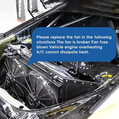 Radiator Cooling Fan Replacement for Chevrolet Sonic 2012-2015 1.8L L4