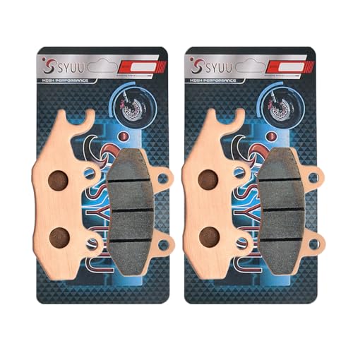S SYUU Sintered Metal Motorcycle Front Rear Brake Pads Compatible with Kawasaki EX 250 R Ninja 250 R 2008-2012 EX 300 Ninja 300 2013-2016 EX 400 Ninja 400 Z 400 2018-2024 Z 250 SL 2015-2017 FA197FR