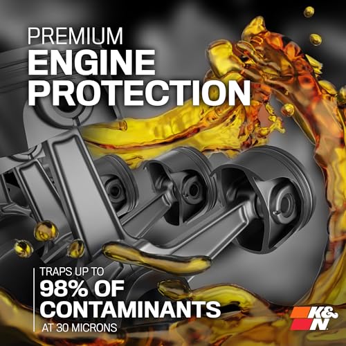 K&N Oil Filter: 20,000 Mile Engine Protection with Wrench Off Nut, HP-3003