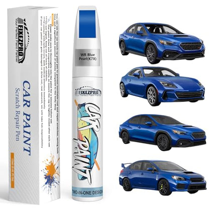 K7X WR Blue Pearl Touch Up Paint for Subaru - color: WR Blue Pearl(K7X) compatible with BRZ/Compatible withester-models/Impreza/WRX, style: For subaru