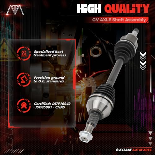 66-1465 66-1466 Front CV Axle Shaft Assembly - size: 661465*1+661466*1