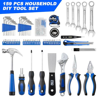 Prostormer 159-Piece Home Tool Set, Portable Household Tool kit