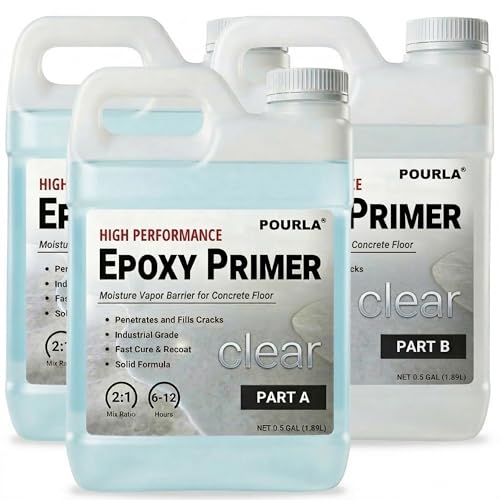 2-Part Epoxy Primer, Concrete Primer for Floors, 1.5 Gallon Kit