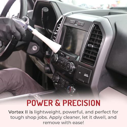 HI-TECH Vortex II Air Cleaning Gun – Pro Auto Detailing Tool for Deep Cleaning Interiors & Exteriors – Uses Air Compressor – Blasts Dust, Dirt & Grime Fast - size: V-200