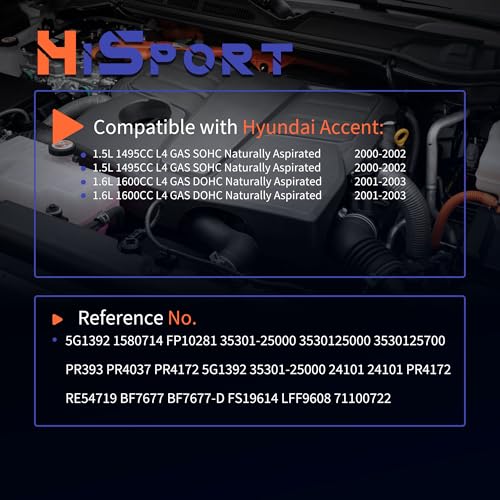 HiSport Fuel Pressure Regulator Compatible with Lexus SC300 SC400 - size: HSFPRR4037