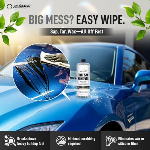 Nanoskin Tree Sap Remover for Paint, Glass & Trim Cleaning, 32 Oz