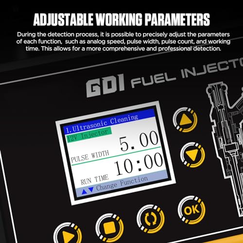 CT500 Fuel Injector Cleaner Tester, 6-Cylinder GDI EFI FSI PIEZO