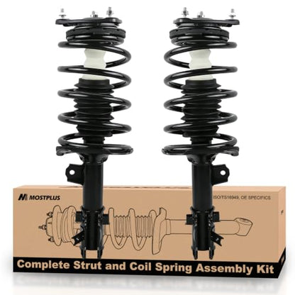 MOSTPLUS Pair Front Complete Struts Shock absorbers Assemblies 172298 172297 Compatible With 2006-2011 Hyundai Accent/Compatible With 2006-2011 KIA Rio 5 (only FWD) - style: 2006-2011 Accent