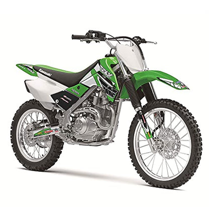 2008-2018 KLX 140 13 FLY Green Base Kit Compatible with Kawasaki | Senge Graphics Inc - color: Green, size: Base Kit