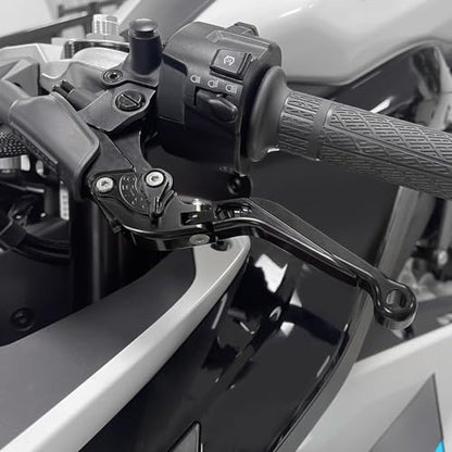 MFGZD for MT09 Black CNC Motorcycle Brake Clutch Levers Extendable Long - style: MT09 Black