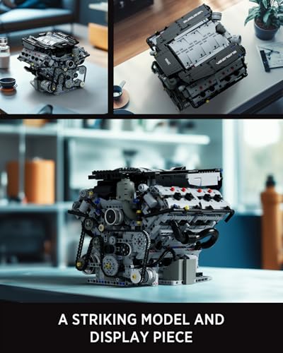 Nifeliz V8 Engine Building Set, Engines Series, NF10287