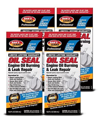 Bar's Leaks OS-1-4PK Oil Seal Engine Oil Burning/Leak Repair, 4-Pack - size: Pack of 4