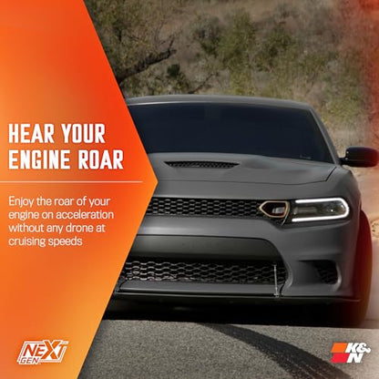 K&N NextGen Cold Air Intake System: High-Flow Cotton Filter: Compatible with 2011-2023 Dodge/Chrysler: Challenger, Charger, 300, 300C, 50-2544 - style: NextGen