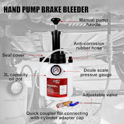 SGT 3L Transmission Fluid Pump Set, ATF Filler Pump with 15 Adapter