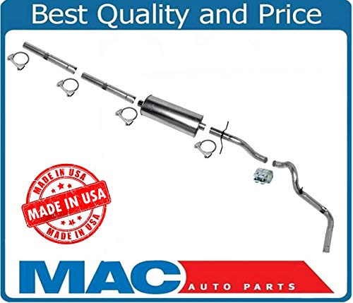 Extension Pipes Muffler Tail Pipe Assembly Exhaust System Replacement Parts For 1998 1999 2000 2001 Ford F150 4.2L 4.6L 5.4L 120 & 139 Inch W/B