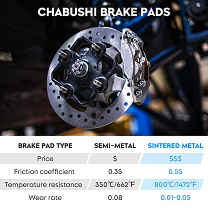 Brake Pads Front & Rear for Harley Davidson Electra Glide Ultra Classic FLHTCU 2008-2020, for Road King, Road Glide, Street Glide 2008-2022, Sintered Replacement Disc Brake Pads Kit - 3 Pairs - size: Sintered