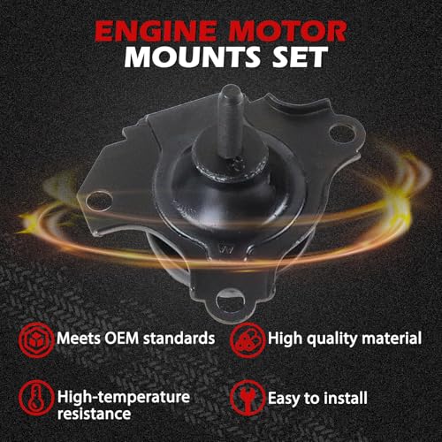 4pcs Engine Motor Transmission Mount Fit for CR-V 2.4L 2002-2006