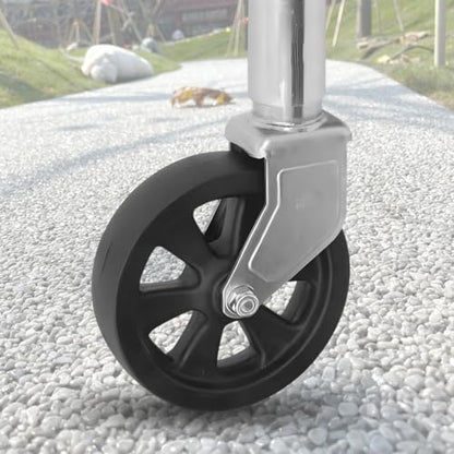 Trailer Jack Caster Wheel, 6 Inch Trailer Tongue Jack Wheel with 1200LB Load Capacity, Utility Replacement Parts Accessories, Suitable for Hitch Camper RV - size: 8 Inch