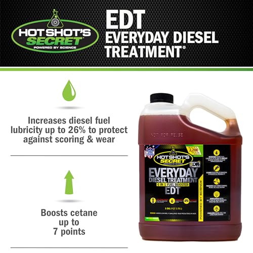 Hot Shot's Secret Everyday Diesel Treatment EDT, 1 Gallon - size: 128 Fl Oz (Pack of 1)
