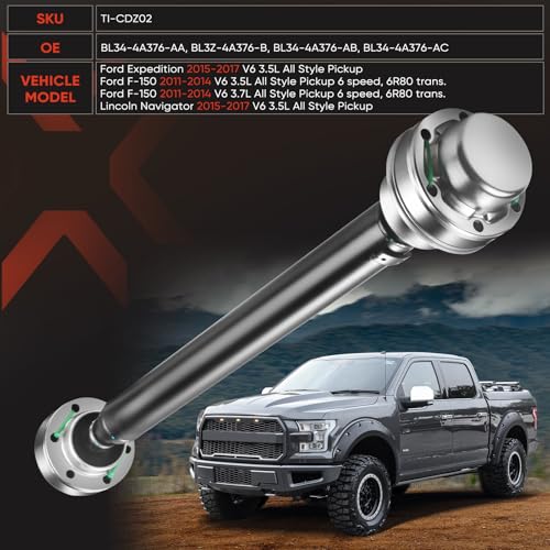 BL3Z-4A376-B Drive Shaft - Front Driveshaft Propeller Drive Shaft Assembly - color: BL3Z-4A376-B