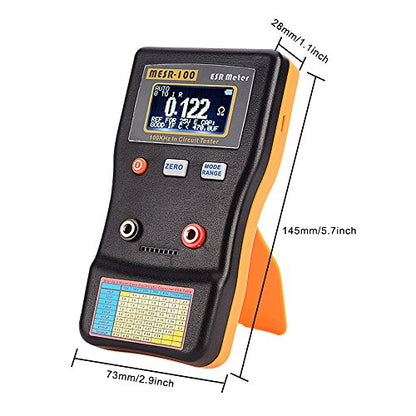 Signstek MESR-100 V2 ESR Meter, Capacitor Tester/Low Ohm Meter 0.01R-100R