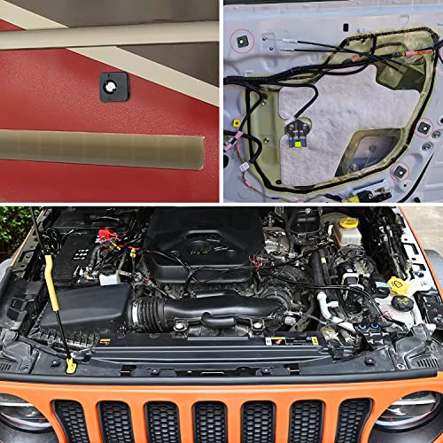 GOOACC 20Pcs A-Pillar Trim Hardware Windshield Moulding Retaining Clips - color: 20Pcs A-Pillar Clips