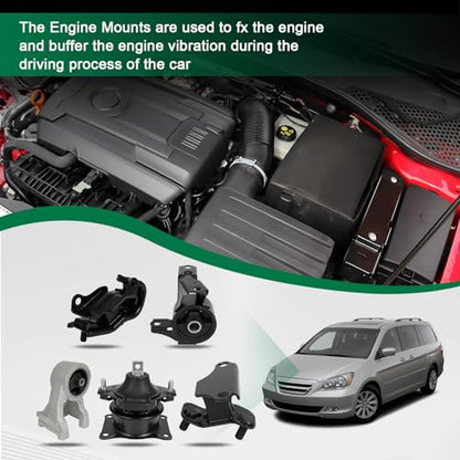 SCITOO Engine Motor Transmission Mount for Honda for Odyssey 3.5L 2005-2006