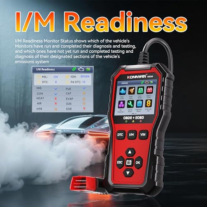 KONNWEI KW340 OBD2 Scanner Car Diagnostic Code Reader Check Engine Tool - size: 7.68*3.74*2.17 inch