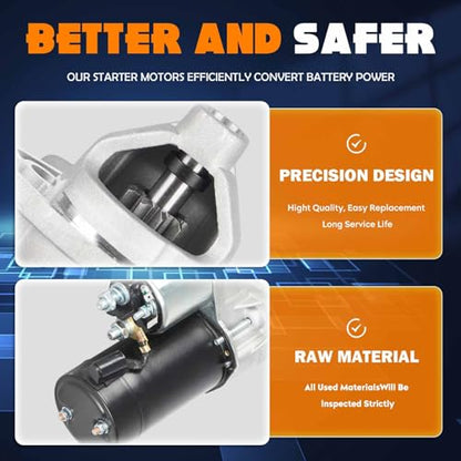 New Starter 1.9 1.9L Fit for Saturn SL SL1 SL2 1995-2002 1.9L, for SC1 SC2 1995-2002 1.9L, for SW1 1995-1999 for SW2 1995-2001 410-40000, 21023232, 17667, 19154, 6432, 6445, 6448, 17515, 25490