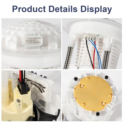 Electric Fuel Pump Module Assembly Compatible with 2004-2010 Dodge Ram 1500 2500 3500 3.7L 4.7L 5.7L Replace E7186M E7182M VANBOL0130 with Short Bed 26 Gal. 34 Gallon Tank O-ring Pickup Truck