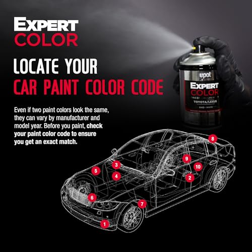 U-POL Expert Color Universal, Automotive Spray Paint, White - color: White