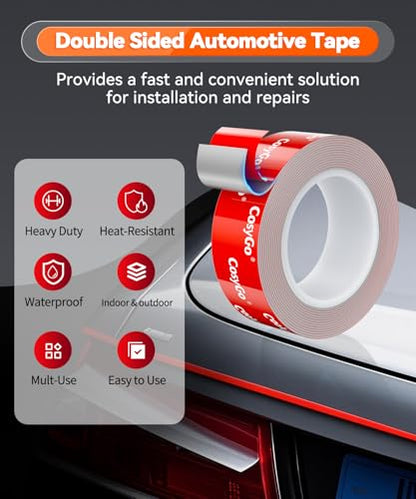 Double Sided Tape Heavy Duty, Permanent Bond Heat Resistant 15FT - size: 1.2" / 30mm Width