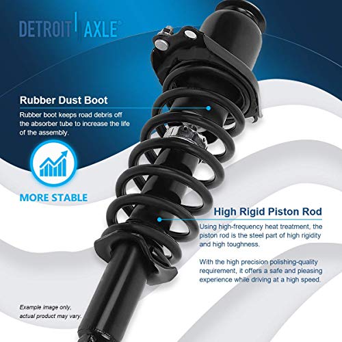 Detroit Axle - 1.8L Struts Kit for 2009-2013 Toyota Corolla - size: 4Q2600164/Shock Kit