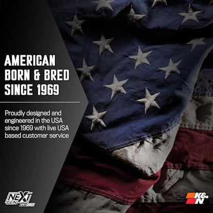 K&N NextGen Cold Air Intake System: Dry-Flow Cotton Filter: Compatible with 2021-2025 FORD F150; F150 Raptor; 50-2617D - style: NextGen Dryflow