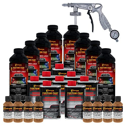 Custom Coat Light Brown Spray-On Urethane Truck Bed Liner Kit, 2 Gallons