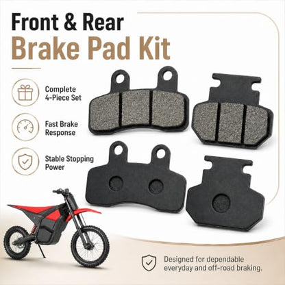 Front & Rear Brake Pads for Yozma in 10 Tuttio Soleil 01 Electric Dirt Bike