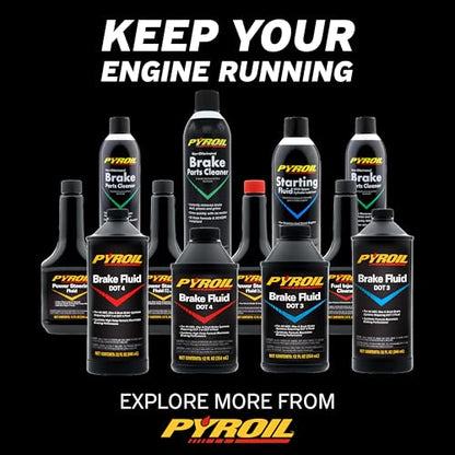 Pyroil Fuel Injector Cleaner, Cleans Deposits, Improves Engine Performance & Gas Efficiency, 12 Fl Oz (Pack of 12)