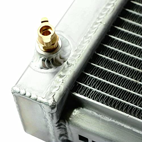 ECMRAD 4 Rows Core Aluminum Radiator for Chevy Camaro 1970-1981/ Monte Carlo 1980-1987 G-Body Oldsmobile Cutlass/Pontiac Grand Prix