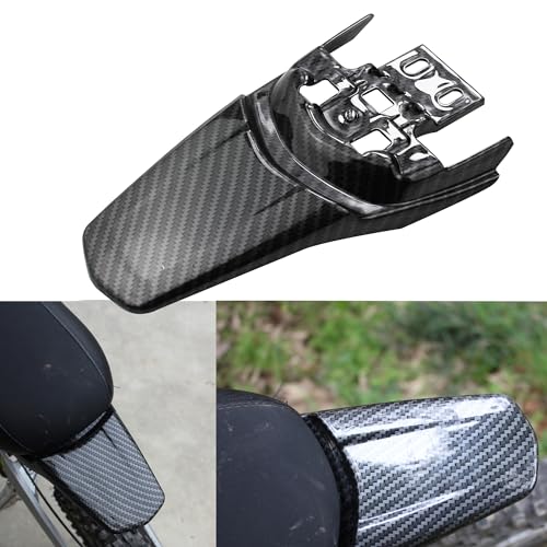 Motorcycle Imitation Carbon Fiber RACING Modified Extended Kit Rear Fender Mudguard Plastics Protector Tail Guard For Light Bee X S X160 X260 Electric Dirt Bike. - size: Carbon Fiber 2