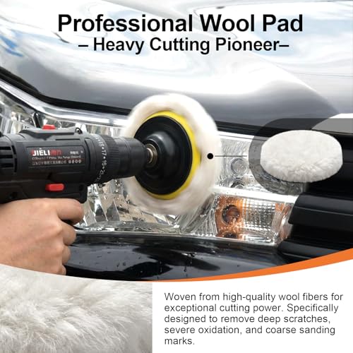 3 Inch 38 PCS Buffing Polishing Pads, Car Foam Sponge Drill Attachment - color: 3 Inch 38 Pieces