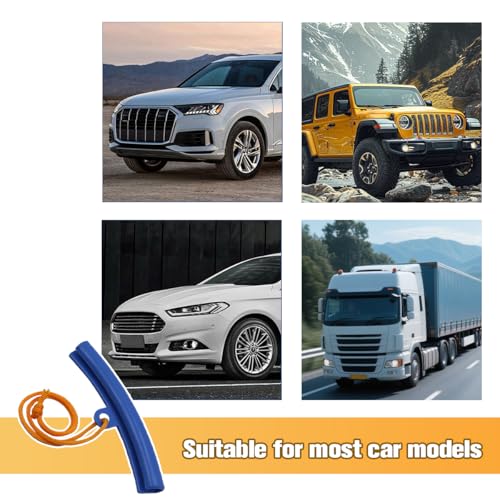 5PCS Car Tire Changing Rim Protector, Vehicle Fixing Wheel Changer Guard Edge Saver, Auto Tyre Changing Hub Rim Protective Cover, Universal for Sedan Truck Motorcycle (Blue) - color: Blue