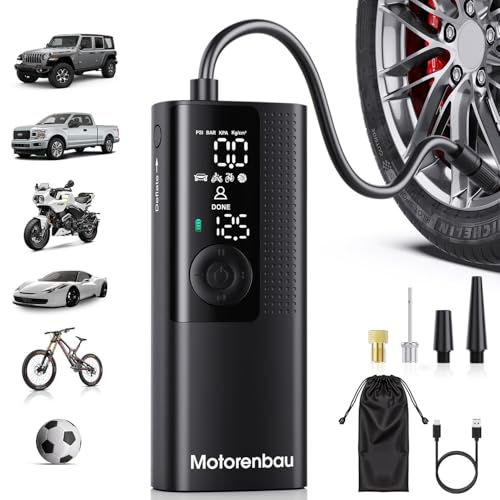 Tire Inflator Portable Air Compressor, 3X Faster Inflation