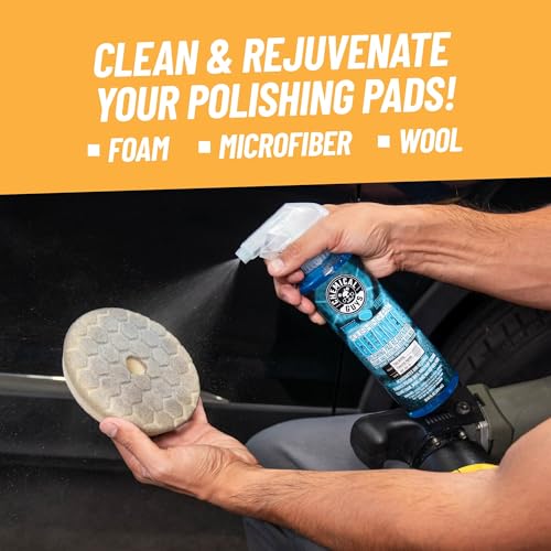 Chemical Guys, Foam & Wool Polishing Pad Cleaner, Citrus-Based, 16 oz Spray