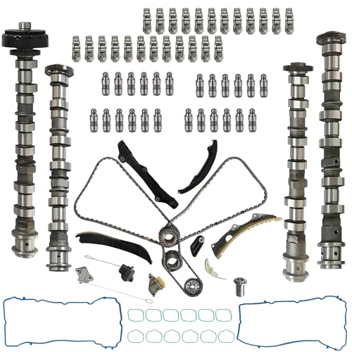 11-16 Pentastar Timing Chain Kit & 4x Camshafts for Engine Overhaul 3.6L