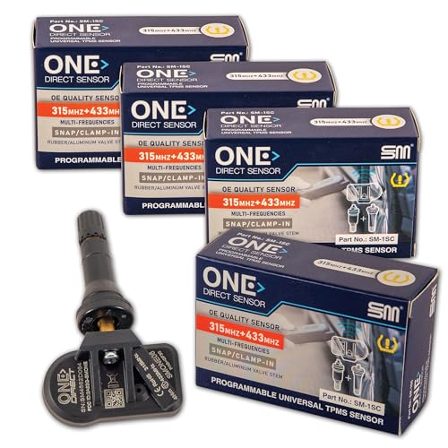 Silverback One-Direct TPMS Programmable Sensor Set, 4-Pack, OE-Level - size: 4 Pack with No Tool