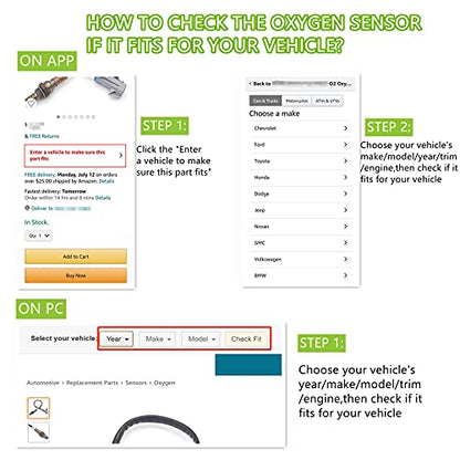 234-4368 O2 Oxygen Sensor Air Fuel Ratio Downstream - size: D234-4368